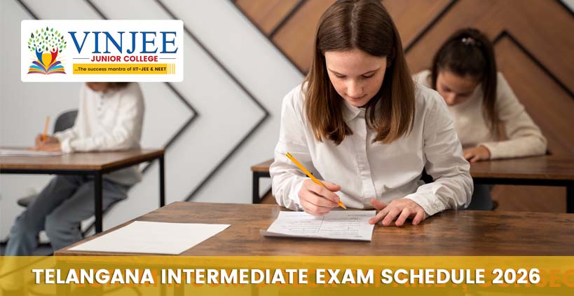 Telangana Inter Exam Dates 2026 | Vinjee Junior College KPHB Hyderabad