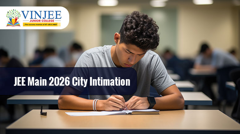 JEE Main 2026 City Intimation Slip exam city details